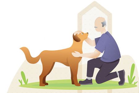 Animal Angels Sitter with dog